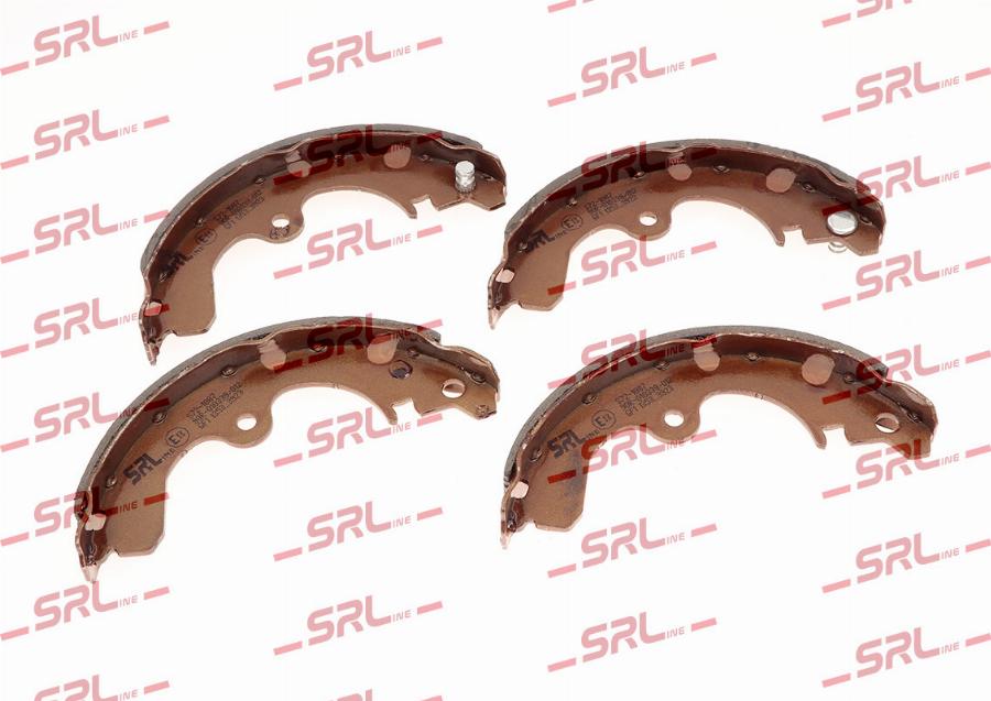 SRLine S72-1087 - Комплект гальм, барабанний механізм autozip.com.ua