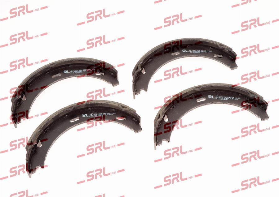SRLine S72-1025 - Комплект гальм, барабанний механізм autozip.com.ua