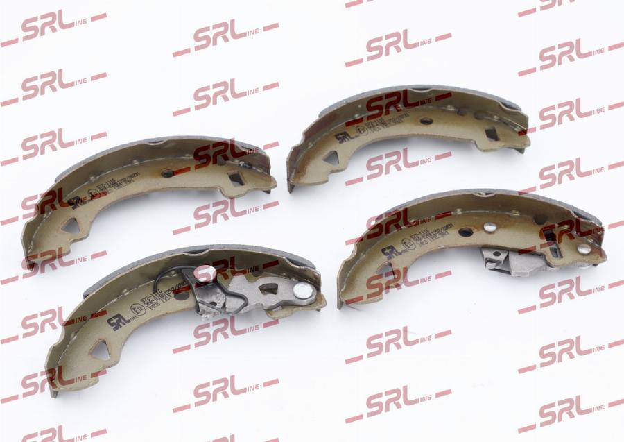 SRLine S72-1116 - Комплект гальм, барабанний механізм autozip.com.ua