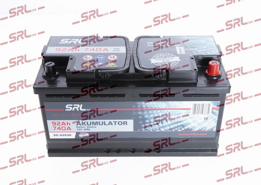 SRLine SE-92636 - Стартерна акумуляторна батарея, АКБ autozip.com.ua