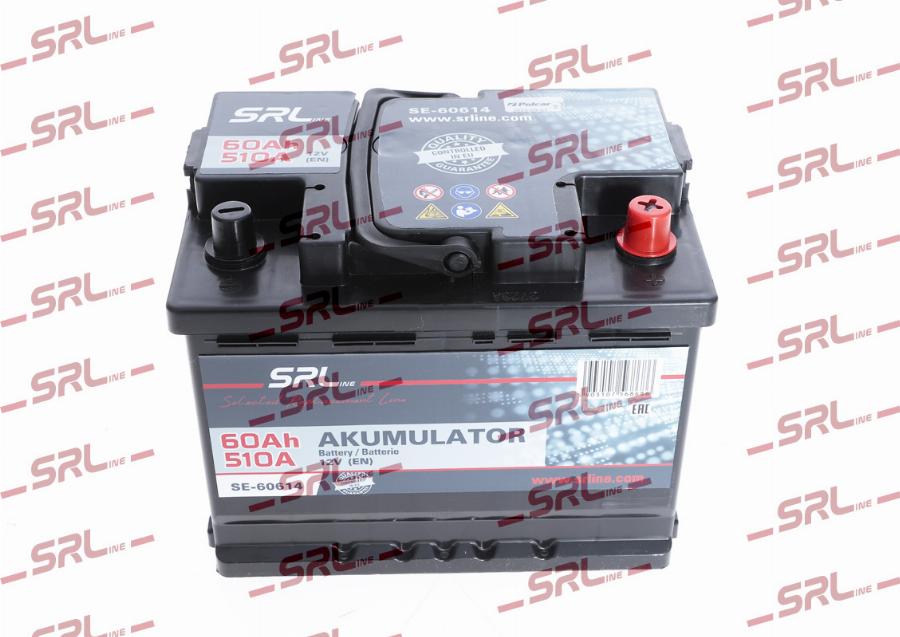 SRLine SE-60614 - Стартерна акумуляторна батарея, АКБ autozip.com.ua