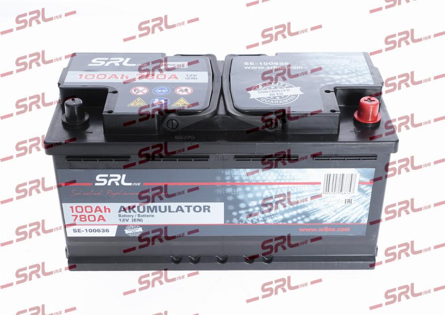 SRLine SE-100636 - Стартерна акумуляторна батарея, АКБ autozip.com.ua