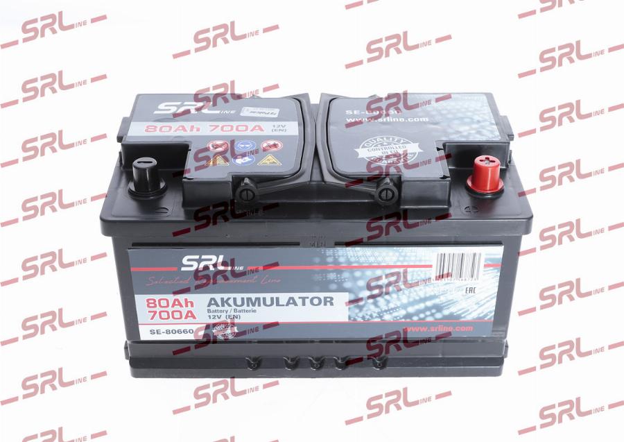 SRLine SE-80660 - Стартерна акумуляторна батарея, АКБ autozip.com.ua