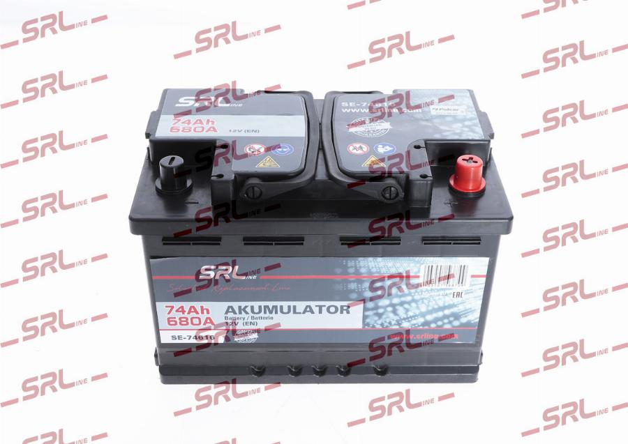 SRLine SE-74616 - Стартерна акумуляторна батарея, АКБ autozip.com.ua