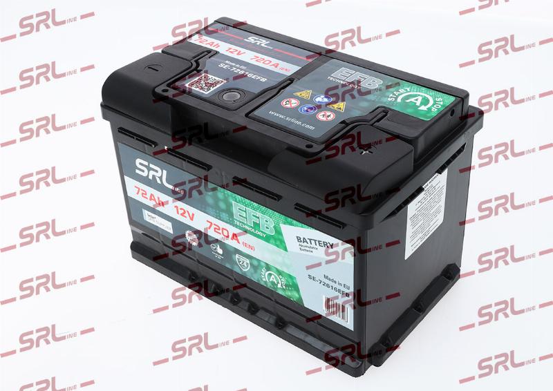 SRLine SE-72616EFB - Стартерна акумуляторна батарея, АКБ autozip.com.ua