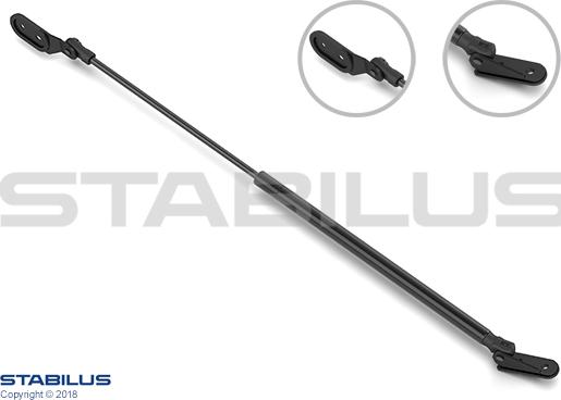 STABILUS 996664 - Газова пружина, кришка багажник autozip.com.ua