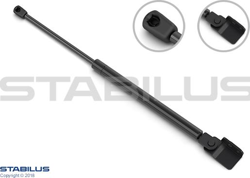STABILUS 449333 - Газова пружина, кришка багажник autozip.com.ua