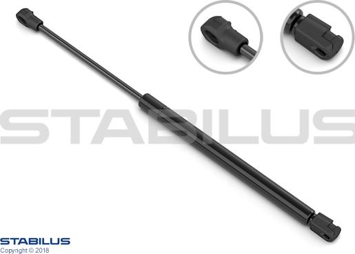 STABILUS 504074 - Газова пружина, заднє скло autozip.com.ua