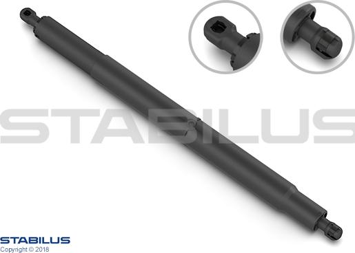 STABILUS 502621 - Газова пружина, кришка багажник autozip.com.ua