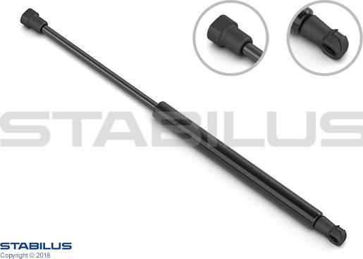 STABILUS 570749 - Газова пружина, кришка багажник autozip.com.ua