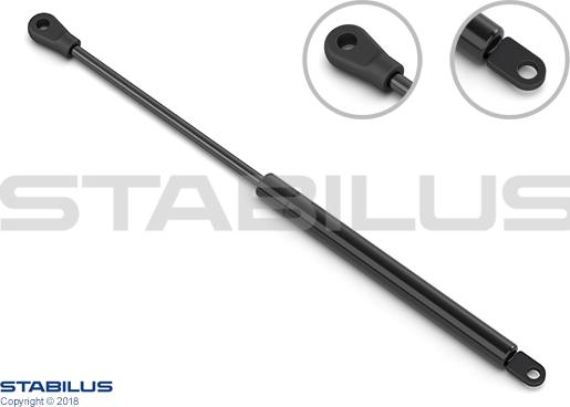 STABILUS 619698 - Газова пружина, кришка багажник autozip.com.ua