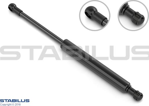 STABILUS 688711 - Газова пружина, кришка багажник autozip.com.ua