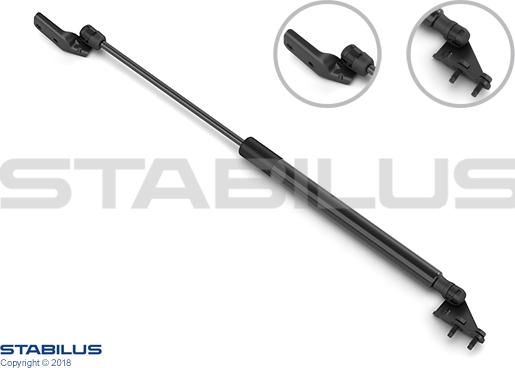 STABILUS 630725 - Газова пружина, кришка багажник autozip.com.ua