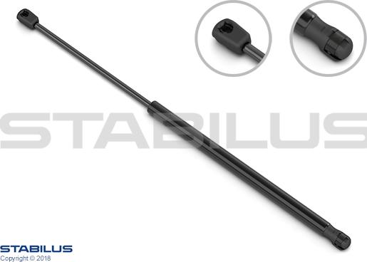 STABILUS 038758 - Газова пружина, кришка багажник autozip.com.ua