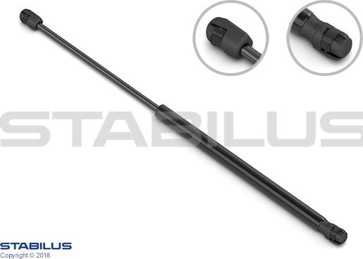 STABILUS 014169 - Газова пружина, кришка багажник autozip.com.ua