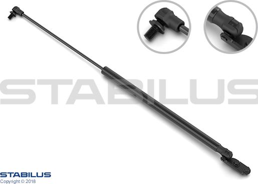 STABILUS 997620 - Газова пружина, кришка багажник autozip.com.ua