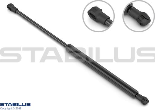 STABILUS 0744VM - Газова пружина, кришка багажник autozip.com.ua