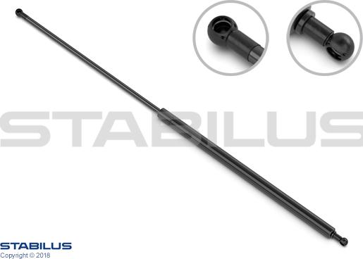 STABILUS 1393BG - Газова пружина, кришка багажник autozip.com.ua