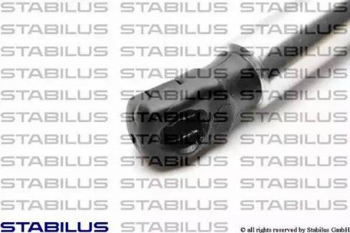 STABILUS 018586 - STABILUS Амортизатор багажника. F=310N. L=50см. H=20.5см autozip.com.ua