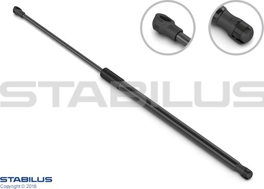 STABILUS 023793 - Газова пружина, кришка багажник autozip.com.ua