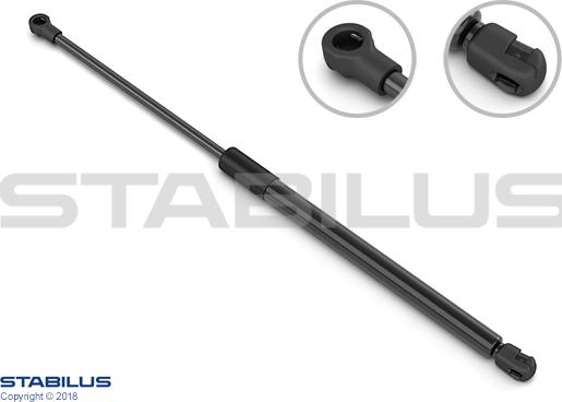 STABILUS 078405 - Газова пружина, кришка багажник autozip.com.ua