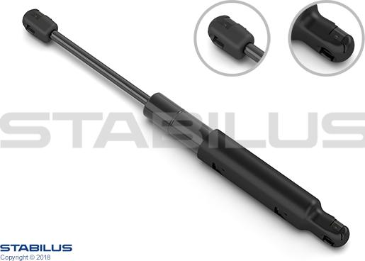 STABILUS 189535 - Газова пружина, капот autozip.com.ua