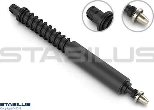 STABILUS 304490 - Газова пружина, кришка багажник autozip.com.ua