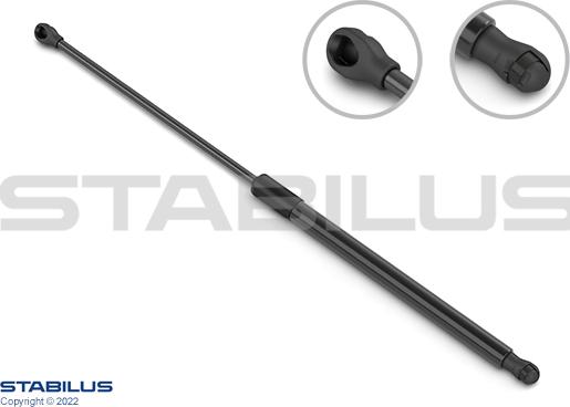 STABILUS 384616 - Газова пружина, кришка багажник autozip.com.ua