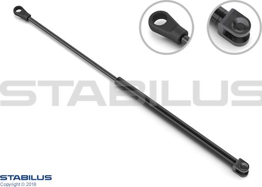 STABILUS 377708 - Газова пружина, кришка багажник autozip.com.ua
