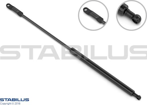 STABILUS 291854 - Газова пружина, кришка багажник autozip.com.ua