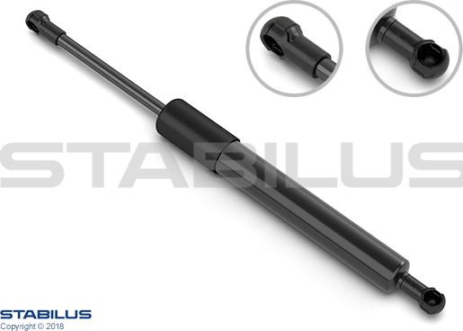 STABILUS 264135 - Газова пружина, кришка багажник autozip.com.ua