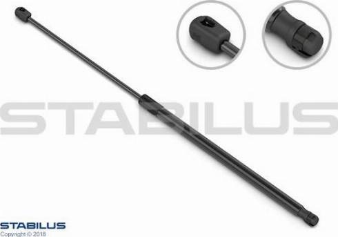 STABILUS 498347 - Газова пружина, кришка багажник autozip.com.ua