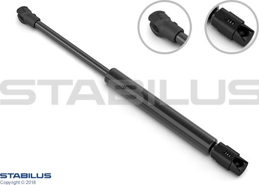 STABILUS 315511 - Газова пружина, розсувний підлогу (багажний / вантажний відсік) autozip.com.ua