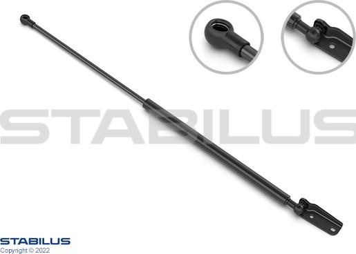 STABILUS 734018 - Газова пружина, кришка багажник autozip.com.ua