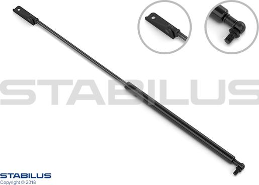 STABILUS 735888 - Газова пружина, кришка багажник autozip.com.ua