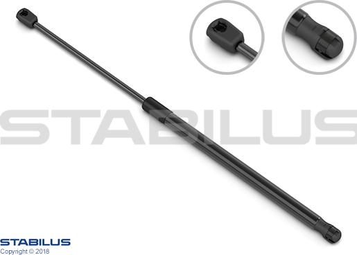 STABILUS 775619 - Газова пружина, кришка багажник autozip.com.ua