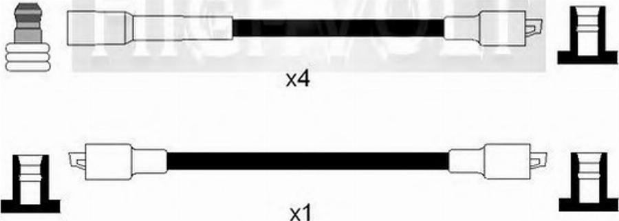 Standard OEF957 - Комплект проводів запалювання autozip.com.ua