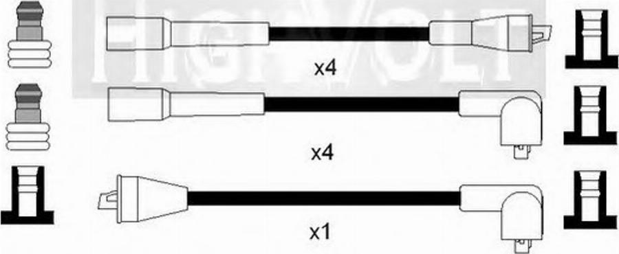 Standard OEF964 - Комплект проводів запалювання autozip.com.ua