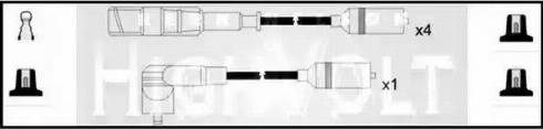 Standard OEF598 - Комплект проводів запалювання autozip.com.ua