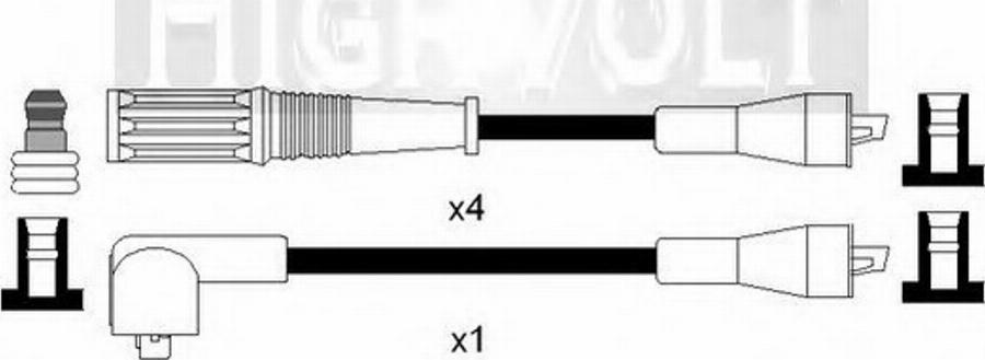Standard OEF192 - Комплект проводів запалювання autozip.com.ua