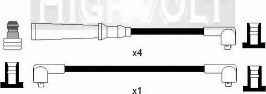 Standard OEF103 - Комплект проводів запалювання autozip.com.ua