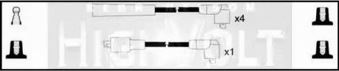 Standard OEF347 - Комплект проводів запалювання autozip.com.ua
