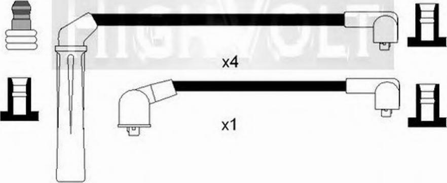 Standard OEF303 - Комплект проводів запалювання autozip.com.ua