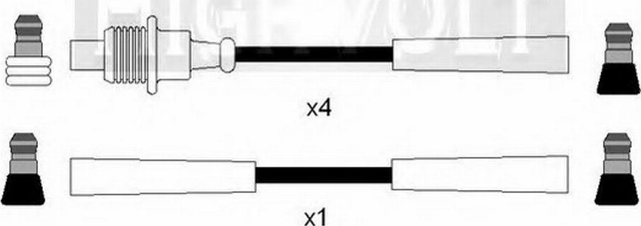 Standard OEF283 - Комплект проводів запалювання autozip.com.ua