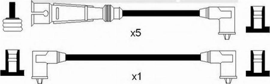 Standard OEK422 - Комплект проводів запалювання autozip.com.ua