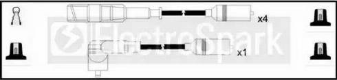 Standard OEK558 - Комплект проводів запалювання autozip.com.ua