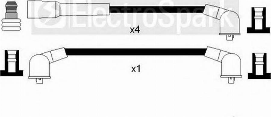 Standard OEK552 - Комплект проводів запалювання autozip.com.ua
