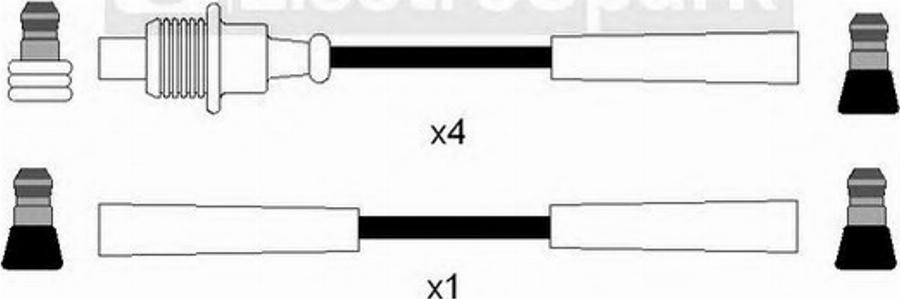 Standard OEK064 - Комплект проводів запалювання autozip.com.ua