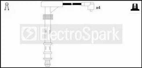 Standard OEK187 - Комплект проводів запалювання autozip.com.ua