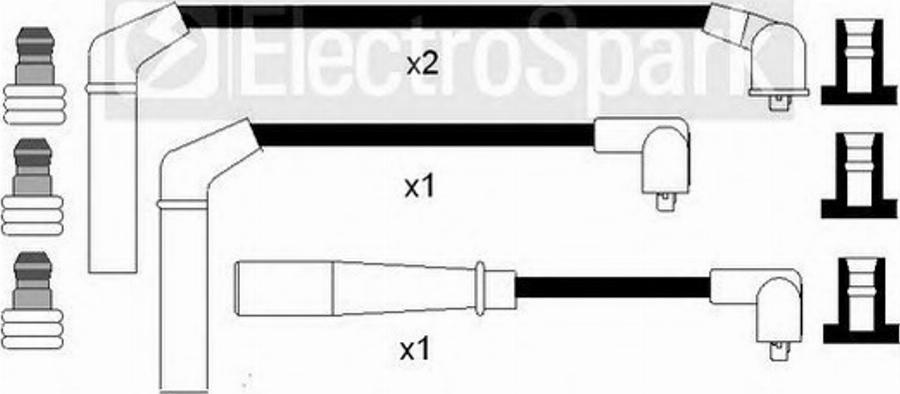 Standard OEK312 - Комплект проводів запалювання autozip.com.ua